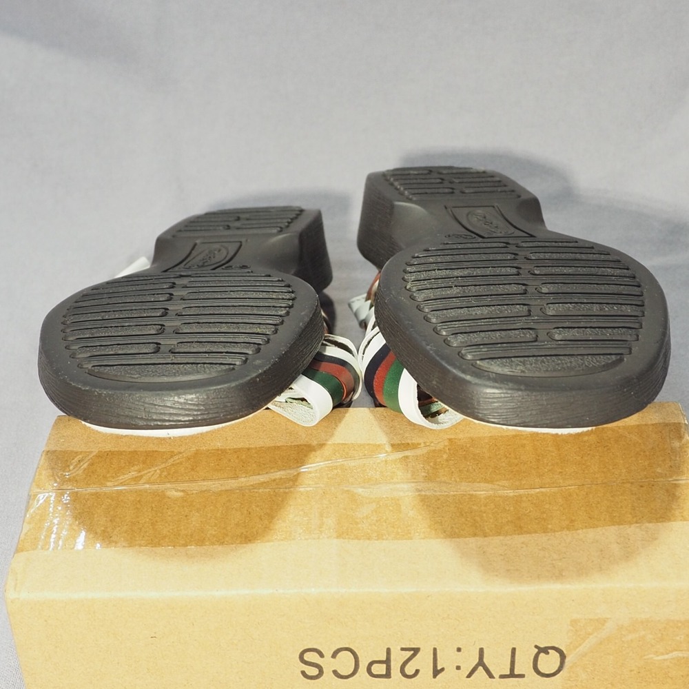 Dr Scholls Sandals Womens 8 White Woven Aztec Slingback Huarache Wedge Flat - Picture 11 of 13